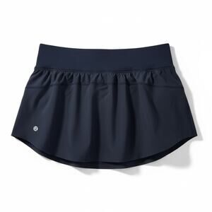 Lululemon Final Lap Skirt Swift Ultra Light Run Skort Black Size 6